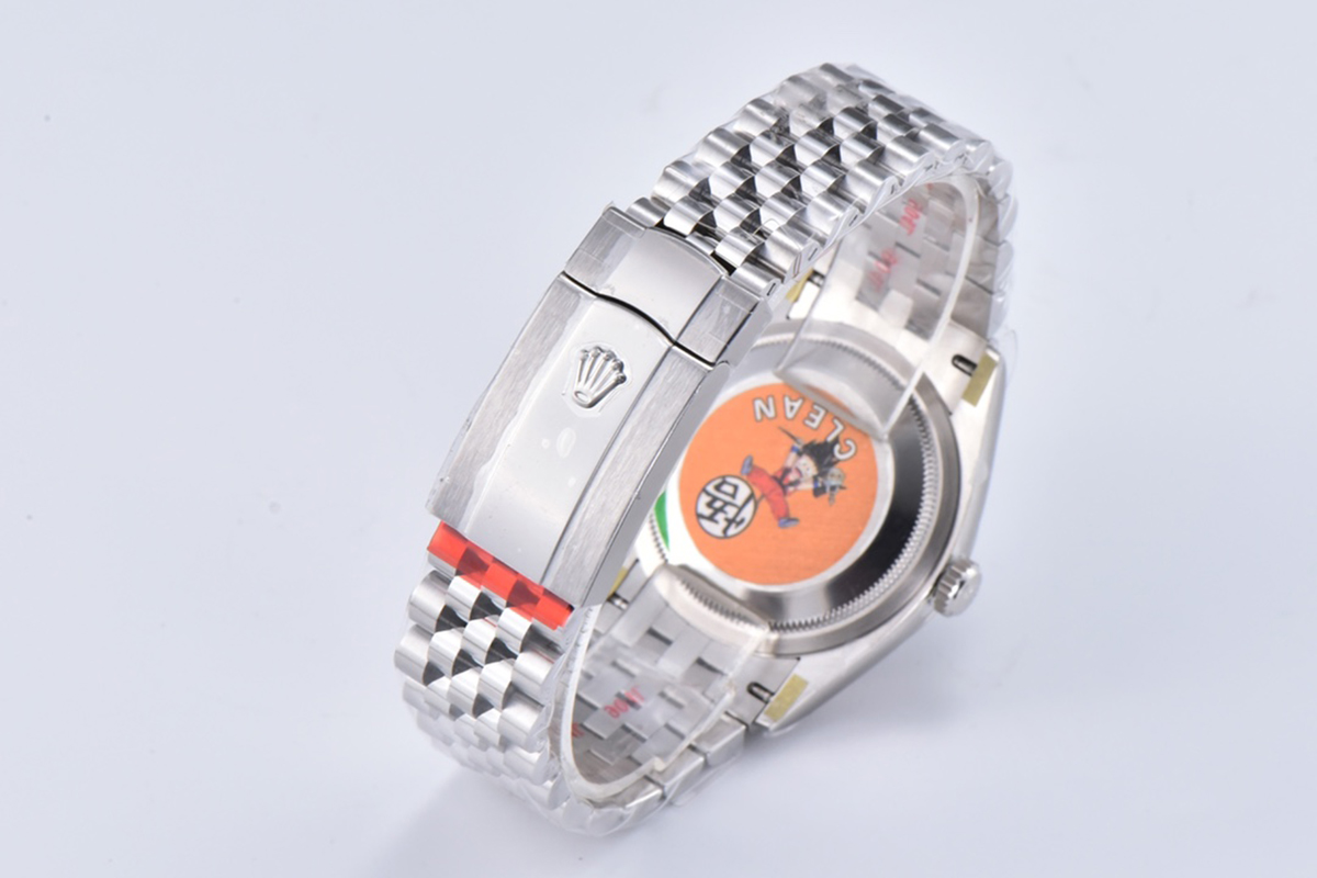 Datejust 36 126234 Bright Black Dial with D1am0nd Marker in Steel in Jubilee Bracelet